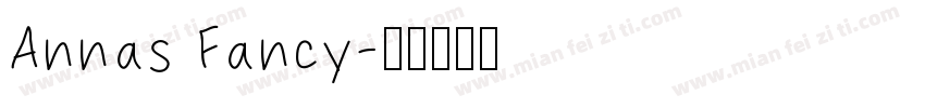 Annas Fancy字体转换